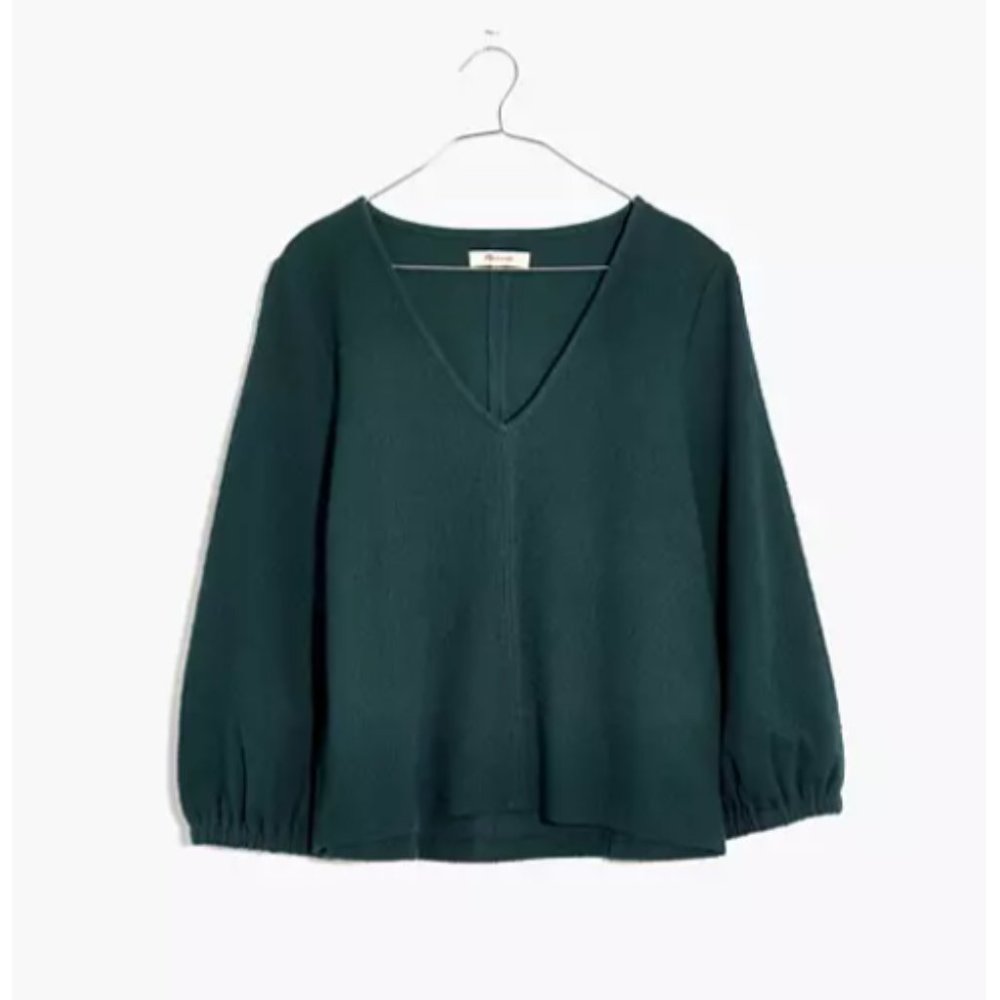NWT Madewell Texture & Thread Full Sleeve Top
